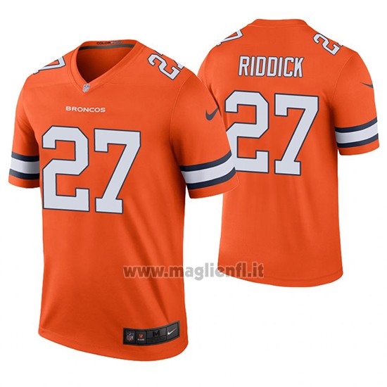 Maglia NFL Legend Denver Broncos Theo Riddick Arancione Color Rush